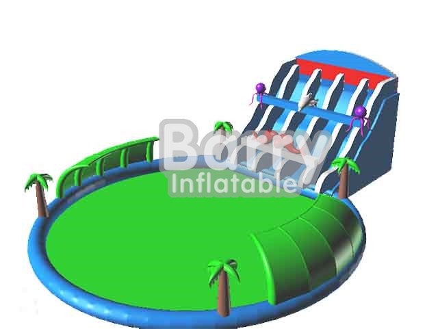 Kids Fun City Seaworld Inflatable Amusement Park Playground Equipment  BY-AWP-002
